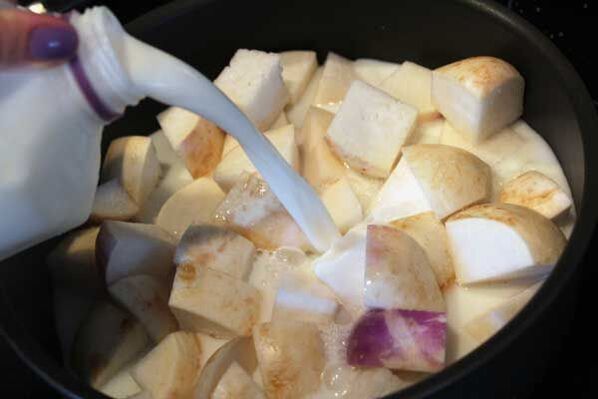 turnip in milk to increase potency